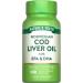 Nature's Truth Norwegian Cod Liver Oil | 100 Softgels | with EPA & DHA | Non-GMO & Gluten Free Supplement