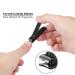 Nail Clippers Set - TOP TENG Sharp Fingernail & Toenail Clippers with File & Cuticle Trimmer for Men & Women - Black - Buy Online on GoSupps.com