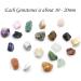 20pcs Beginner's Crystal Variety Set for Chakra Balancing and Reiki Healing - Tumbled Gemstones for Meditation and Energy Healing - Buy Online on GoSupps.com