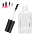 Nail Polish Bottle - 2.7 x 1 Inch Clear Glass Container - Perfect for Nails | International Shipping Available - Buy Online on GoSupps.com