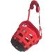 Majestic Ally Mink Fleece Padded Wicker Muzzle Halter (Red) - Breathable Comfort for Pets | International Shipping Available - Buy Online on GoSupps.com