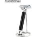 Razor Stand - Shaving Stand - Shaving Razor Stand - Stainless Steel - Razor Holder - Shaving Stand - Designer Shaving Tool Holder - fits Most Shaving Razors - Buy Online on GoSupps.com