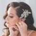 Zoestar Wedding Hair Combs Crystal Headpiece Rhinestone Bridal Hair Accessories for Women and Girls (Silver)
