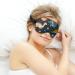 Cartoon Space Dinosaur Sleeping Mask - Soft Light-Blocking Eye Cover with Adjustable Strap for Kids & Adults - Perfect Blindfold for Sleep & Relaxation - Buy Online on GoSupps.com