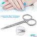 Nail Scissors Professional Cuticle Scissors Extra Strong Straight Curved Manicure Nail Art Scissors (CS-05) - Buy Online on GoSupps.com