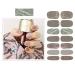 SIUSIO 112pcs Gradient Glitter Nail Wraps with Crystal Glass Nail File - Nail Polish Strips for Women and Girls in Gray - Buy Online on GoSupps.com