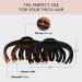 Kitsch Jumbo Octopus Hair Claw Clips for Thick Hair - 2pc Set in Tortoise & Black | Hair Styling Accessories for Women - Buy Online on GoSupps.com