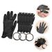 FRCOLOR 3 Sets Fingerless Gloves Manicure Gel Nail Gloves Nail Art Gloves Nail Art Gel Nail Tape Light Glove Uv Gloves for Nails Nail Art Tape Uv Tape Guantes Accessories Pvc Disposable - Buy Online on GoSupps.com