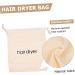 Mikinona 2pcs Hair Dryer Storage Bag Hair Dryer Holiday Travel Bathroom Hairdryers Travel Pouch Beige Fabric - Buy Online on GoSupps.com