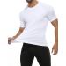 Men's Cool Dry Compression Short Sleeve Sports Baselayer T-Shirts - White Medium (Pack of 1 or 3) - Buy Online on GoSupps.com
