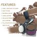 Hairline Powder for Women - Instant Gray Root Cover Up Stain-Proof & Windproof Brown 0.14 Oz - Compact Puff & Mirror Included - Buy Online on GoSupps.com