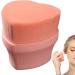 Liquid Foundation Applicator Brush Cosmetic Sunscreen Applicator | Heart-Shaped Powder Makeup Tools Travel Size Cosmetic Applicator for Kids And Adult Pink - Buy Online on GoSupps.com