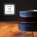 Scruffs Ceramic Heavy Duty Reactive Glaze Pet Bowls - 2pc Set - Midnight Blue - 15cm - Buy Online on GoSupps.com