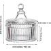 Large Body Powder Puff and Powder Container Crystal Case for Dust Puff Powder applicator with Box for Face and Body (white) - Buy Online on GoSupps.com