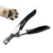 Fingernail Cut Scissors | U Shape Scissors for Nails with Handle - Nail Cutting Scissors for Adults Men Women Nail Cleaner Nail Care for Thick and Ingrown Nails