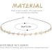 Fantesi 3-Pack Bride Strap - Elegant Light Gold Wedding Hair Bands with Rhinestone & Pearl Tiara Accessories - Buy Online on GoSupps.com