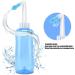 500ml Neti Pot Sinus Rinse Bottle with 2 Nozzles - Nasal Irrigation for Adults & Kids - Buy Online on GoSupps.com