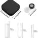 Haqatr Planet Contact Lens Case Portable Contact Lens Case Color Contact Case with Mirror and Tweezers Small Size for Travel and Home(Star Black) - Buy Online on GoSupps.com