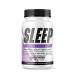Outwork Nutrition Sleep Aid - Natural Melatonin L-Theanine Saffron Extract - Sleep Supplements for Adults - Boosts Sleep Quality & Time Enhances Positive Mood - 60 Veg Capsules (Not Gummies)