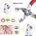 EuTengHao 804Pcs Snap Fasteners Tool Kit - Metal Prong Snaps Buttons for Clothing, Sewing, Leather - 200 Sets 10 Colors 9.5mm - Buy Online on GoSupps.com