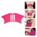 Silicone Nose Shadow Tool Face Make Up Stencils Mascara Shield Applicator Guard Pads + Eyeshadow and Eyeliner Stencils Eye Applicator Guide Tool for Makeup (ROSEO Red)