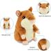 Qwifyu Talking Hamster Interactive Stuffed Plush Toy with Cute Sound Effects - Best Buddy for Kids, Age 3+ (Brown) - Buy Online on GoSupps.com