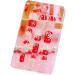 24pcs / set Faux Ongles De No l 3D Flocon De Neige Acrylique Faux Ongles Astuces Couverture Compl te Pink Red - Buy Online on GoSupps.com