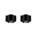 Linziclip Hair Jawclip Midi Black Solid Bundle 2-Pack