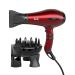 1875W Professional Hair Dryer Tourmaline Lightweight Low Noise Blow Dryer 2 Speed and 3 Heat Settings AC Motor Fast Drying Hairdryer with Diffuser & Comb & Concentrator Gift for Mom