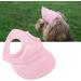 Adjustable Pet Dog Cat Baseball Cap - Summer Sunbonnet Hat for Outdoor Travel | Reusable & Stylish (M Pink) - Buy Online on GoSupps.com