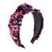 1pc Turban Headband Fabric Bandanas for Women Hair Ties for Women Knot Headband Vintage Headband Hair Hoops with Cross Womens Bandana Sequined Hair Hoop Miss Fish Scales Mermaid
