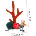 minkissy 12 Pairs Christmas Hair Clips Kids Hairpin Christmas Deer Costume Xmas Hair Clip Christmas Hair Pin Elk Deer Hair Clips Doe Ears Hair Clip Girls Hairpin Antlers Elder Berry Iron - Buy Online on GoSupps.com