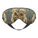 Puppies Dog Print Unisex Sleeping Eye Mask Soft Comfortable Light-Blocking Eye Mask