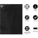 Feminine Personal Disposal Bags - 100 Pack Black Opaque 15.2 x 20.3 cm Discreet Tampon & Bandage Disposal - International Shipping - Buy Online on GoSupps.com