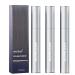 Curling eyelash wand mascara iron brush mascara waterproof makeup wand powerful metal small tube mascara washable ultra-slim metal mascara brushless mascara (Black-3pc)