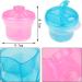AOVNA Portable Milk Powder Dispenser - Baby Milk Storage Container for Travel - Pink - Buy Online on GoSupps.com