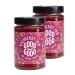 GOOD GOOD Sweet Raspberry Jam - Keto Friendly - Low Calorie Without Added Sugars - Vegan - Gluten Free - Preserves - 330g x2