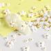 6 Bags Flower Nail Art Charms with Gold & Silver Beads - 1000Pcs 3D Five-Petal Flower Ornaments for DIY Nail Design - Nail Art Supplies - Buy Online on GoSupps.com