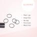 Gimme Beauty Elastic Stacks - Peel Apart Rubber Bands for Hair - Non-Slip Hair Ties - Clear (320 Count) - Buy Online on GoSupps.com