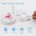 Flamingo Drinking Contact Lens Travel Kit | Portable Cute Contact Box with Mirror for Daily Outdoor Use - Buy Online on GoSupps.com