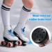 Gefemini 85A Roller Skate Toe Stops - 2 Pcs Adjustable Rubber Brake Blocks for Quad Skates - High-Elastic with Wrench - Black Round Design - Buy Online on GoSupps.com