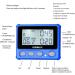 HONMAX Waterproof Interval Timer and Stopwatch with Backlight and Clock - Blue - Buy Online on GoSupps.com