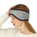 Soundproof Sleep Ear Noise Reduction Sleeping Ear Wrap Ear Adjustable Breathable Warm for Men Women (Gray)