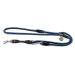 lionto Adjustable Dog Leash Multifunctional Leash Double Leash Shoulder Leash Robust Weatherproof Length 200 cm Blue Blue Medium