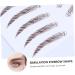 VINTORKY False Eyebrow 4pcs Eyebrow Stickers Water Proof Stickers Eyebrows Tattooed 6d Hair-like Eyebrows Stickers Shaper - Buy Online on GoSupps.com