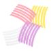 Beavorty 12 Pairs Eyelash Tape Tool Lash Lift Rods Eyelash Perming Pads Silicone Lash Lifting Rods Silicone Lash Lifting Pads Silicone Eyelash Perming Rod Supplies Stripe