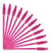 100 Pcs Disposable Mascara Wands Eyelash Brush Spoolies for Eyebrow Eye Lash Extension (Pink) (Rose)