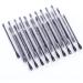 100Pcs Disposable Plastic Blackhead Remover Pimple Popper Tool Professional Double Headed Blackhead Extractor Removal Stick Cotton Swab Beauty Tool  Black