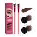 Home Eyebrow Care Kit 4d Laminated Home Eyebrow Care Kit 4d Laminated 4d Laminated Eyebrow Home Grooming Kit (Color : Dark Brown)