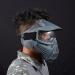 TUXING Airsoft Mask Full Face Tactical with Lens Goggles for Halloween CS Paintball Game - Green - Buy Online on GoSupps.com
